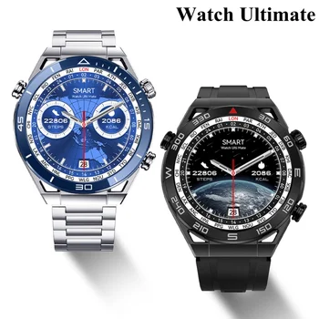 2023 Новые Смарт-часы Business Ultimate для мужчин с Bluetooth-компасом для звонков NFC 100 Sprots Smartwatch Водонепроницаемые часы для Huawei IOS