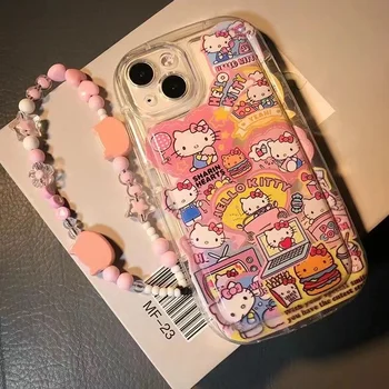 Чехол Hello Kitty Bear Heart Tpu Для Redmi Note 11 12 10 9 10s 11s 9A 9C 10C 12C 8 POCO X5 F5 X3 M4 Pro Xiaomi MI 11 Lite Cover