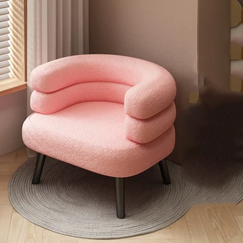 Скандинавское кресло для отдыха с подлокотниками, Офисные Роскошные обеденные стулья, Мобильный дизайн, Бархатная мебель Cadeiras De Sala De Estar MZYYH