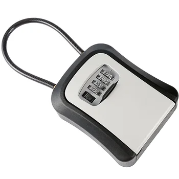 Кодовый ящик для наружных ключей, коробка для блокировки паролем, наружный крючок для безопасности дома
