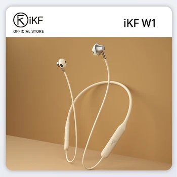 iKF W1 Bluetooth V5.3 Беспроводные спортивные наушники с подвешенной шеей в режиме длительного ожидания IPX4 для iOS / Android