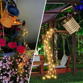 Солнечные садовые фонари, уличный водонепроницаемый чайник, художественный пейзаж, уличный фонарь на открытом воздухе