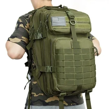 Военно-тактический рюкзак объемом 30 л / 50 л, нейлоновый водонепроницаемый рюкзак 900D, Спорт на открытом воздухе, Кемпинг, пешие прогулки, походные рюкзаки