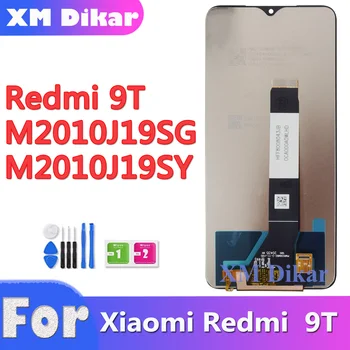 100% Протестированный ЖК-дисплей для Xiaomi Redmi 9T, сенсорный ЖК-дисплей, дигитайзер, Полная сборка, Запасные части для ремонта с инструментами