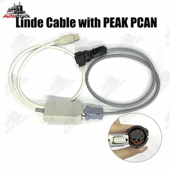 Диагностический кабель Для Linde Cable Серии VNA PEAK PCAN-USB Вилочный погрузчик Crown автомобильный Диагностический инструмент