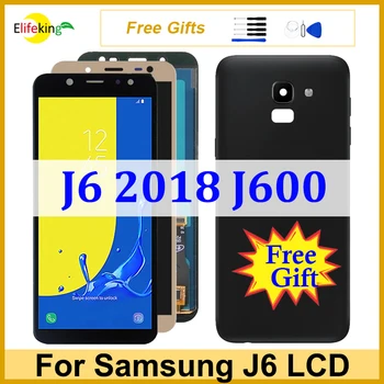 ЖК-экран Для Samsung Galaxy J6 2018 J600 Дисплей J600F J600Y SM-J600F J600G J600FN Замена Сенсорного экрана Дигитайзера В сборе