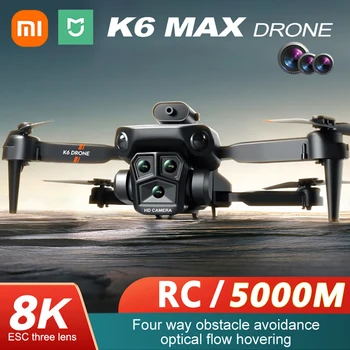 Xiaomi MIJIA K6 Max Drone 8K GPS Профессиональный Трехкамерный Широкоугольный Оптический Поток С Четырехсторонним Обходом Препятствий Квадрокоптер 5000 М