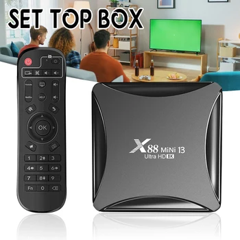 Небольшой Двухдиапазонный WIFI TV Box Бытовой Медиаплеер С Высоким Коэффициентом усиления Для Гостиной Спальни