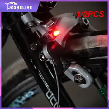 1/2 шт. Велосипедный V-образный стоп-сигнал, задний задний фонарь, Мини-переключатель Стоп-сигнала, Умный светодиодный стоп-сигнал, задний фонарь для вождения, Аксессуары для велосипедов