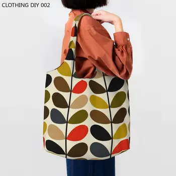 Orla Kiely, абстрактные сумки для покупок с несколькими ножками, сумки для покупок, сумки через плечо, скандинавская геометрическая сумка Century