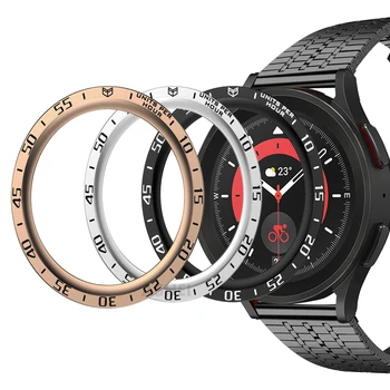 Безель-кольцо для Samsung Galaxy Watch 6 classic 47 мм 43 мм Аксессуары Защитная крышка из нержавеющей стали Galaxy watch 5 Pro 45 мм Чехол