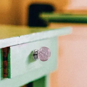 Ручка выдвижного ящика Круглый хрустальный шар Дверца шкафа-купе для мебели