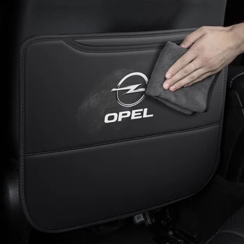 Автозапчасти, Кожаная накладка на спинку сиденья, коврик против царапин для Opel Corsa Astra Insignia Vectra Zafira Meriva Mokka Grandland