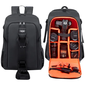 Фотокамера большой емкости, водонепроницаемый рюкзак на плечах, видео-штатив, сумка для зеркальной камеры с дождевиком для Canon Nikon Sony Pentax