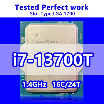 Процессор Core i7-13700T QS 16C/24T 30M Cache 1.40GHz CPU LGA1700 Для Настольных Материнских плат Серии 600/700 с чипсетами