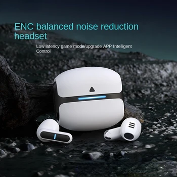 Игровая гарнитура ENC TWS Беспроводные наушники Bluetooth 5.3 Наушники-вкладыши с шумоподавлением Игровые музыкальные наушники-вкладыши с двумя режимами работы