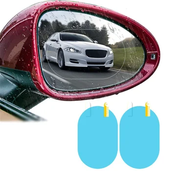 1 Пара Автомобильных Непромокаемых Зеркал заднего Вида Защитная Пленка для BMW 1 2 3 4 5 6 7 Серии X1 X3 X4 X5 X6 E60 E90 F07 F09 F10 F15 F30 F35