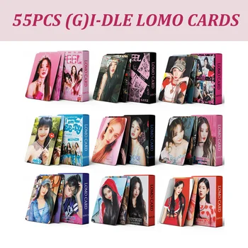 Глобальная ссылка (G) I-DLE Queencard Tomboy NXDE Альбомные фотокарточки в стиле KPOP Y2K LOMO Cards YuQi ShuHua MiYeon SoYeon Подарок фанатам gidle