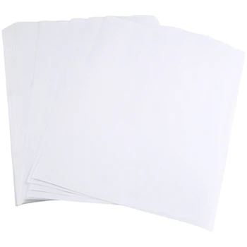 Круглые этикетки (клейкие точки, диаметр 30 мм, круглые наклейки для печати, снимаются без остатка) Белые, прочные на 50 листов