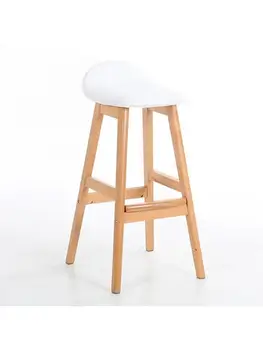 Барный стул, деревянный Американский барный стул, Высокий стул, барный стул, кофейня, креативный Ретро Простой барный стул