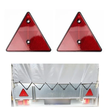 Красные задние отражатели для треугольных светоотражателей для столбов ворот Защитные отражатели
