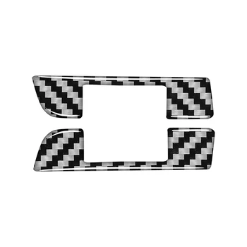 Наклейки на левый и правый воздуховыпускные отверстия Рамка Накладка Наклейка Деколь Интерьер из углеродного волокна для Lexus NX 200 300H 2014-2019