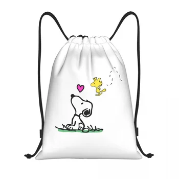 Рюкзак на шнурке Dog Woodstock Heart Спортивная спортивная сумка для женщин и мужчин, тренировочный рюкзак