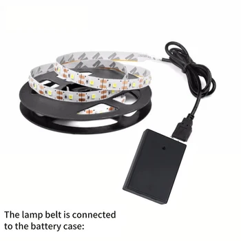Зарядка аккумуляторного отсека 5 В USB Светодиодная лента для подсветки Smart TV Украшение игровой комнаты автомобиля Спальня Рождественский декор Лампа