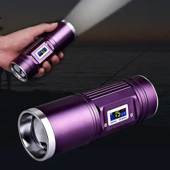 Удобный Мощный Рыболовный Фонарик Из Алюминиевого Сплава Night Fishing Light USB Charging Night Fishing Light для Наружного использования