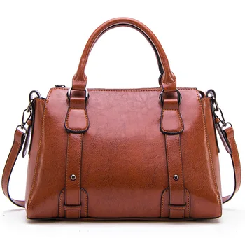 Роскошная кожаная темпераментная сумка, женская новая модная сумка через плечо, простая сумка через плечо