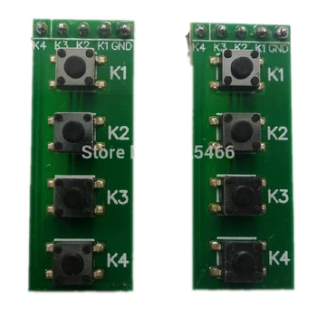2/8/24шт Кнопочный переключатель 4 модуля клавиатуры Кнопка платы разработки ключей для PIC PLC ARM FPGA CPLD MCU