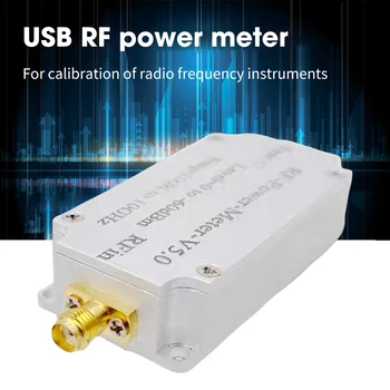 USB RF Измеритель Мощности Тестер USB Связь Программное Обеспечение Для Измерения Амплитуды 100K-10GHZ Экспорт Данных V5 Со Скоростью До 500 Кбит/с для Радиолюбителей