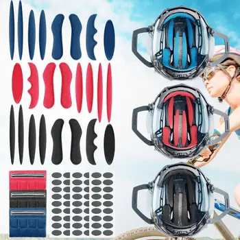 Красный / Черный / синий Наборы прокладок для губчатого шлема смешанного размера, Герметичная Замена губки, Набор прокладок для мотоцикла, велосипеда, пенопласта для велоспорта