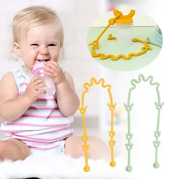 Силиконовая цепочка для соски Надежно удерживает детские игрушки и пустышки, легко моется и подходит ко всем детским аксессуарам.
