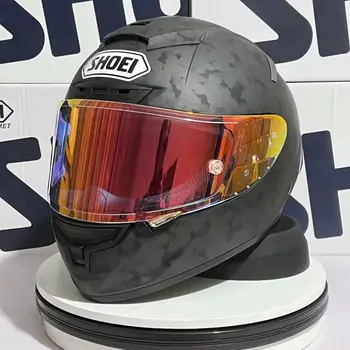 Полнолицевый мотоциклетный шлем X-Spirit III, имитирующий шлем из углеродного волокна, Спортивный гоночный шлем X-Fighteen Red Ant