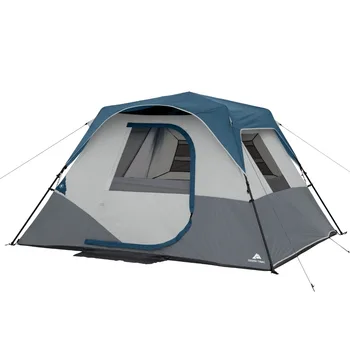 Палатка Ozark Trail 10 x 9 дюймов для 6 человек со светодиодной подсветкой, 19,38 фунтов