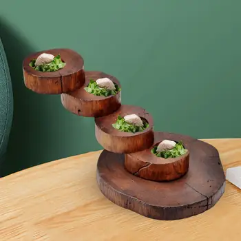 Многоярусный деревянный подсвечник, Сервировочная тарелка для сашими, японские деревянные суши
