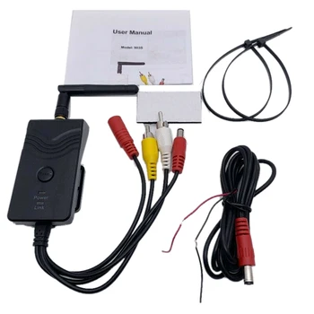 Ретранслятор сигнала передатчика Wi-Fi для беспроводной камеры заднего вида автомобиля для iPhone IOS и Android 903S HD PK 903W, черный