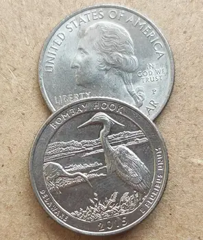 24 мм 2015 Национальный парк №: 5, 100% настоящая памятная монета, оригинальная коллекция