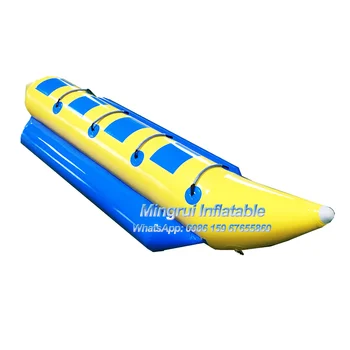 Горячая Распродажа Надувная Желтая Лодка-Банан Летучая Рыба, Буксируемая Трубка, Игры в Аквапарке