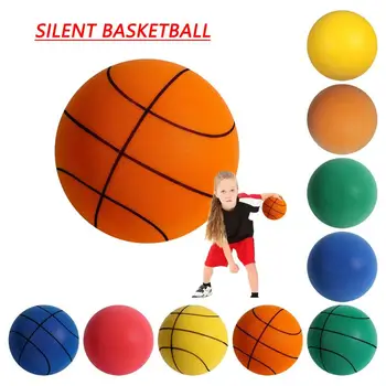 Мячи № 3, № 5, № 7, подходят для взрослых, детей и подростков, бесшумный баскетбол, технология полиуретанового шумоподавления для тренировок в помещении