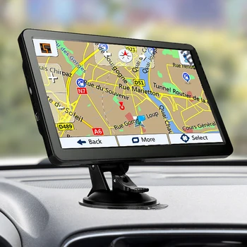 7-дюймовая автомобильная GPS-навигация HD, FM-передатчик, Навигационная система, сенсорный экран, портативный навигатор, Карта Австралии, Северной Америки, Европы.