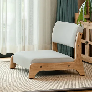 Японский напольный стул Damedai, деревянные татами, зайсу, подставка для спинки стула без ножек, отлично подходит для чтения, медитации, гостиной, балкона