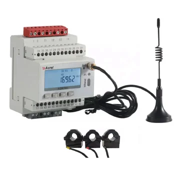 ADW300W/LR Lora Беспроводная связь IoT, 3-фазный интеллектуальный счетчик энергии, электрический монитор, ЖК-дисплей