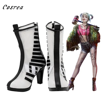 Ботинки, обувь для косплея, Шутливые туфли на высоком каблуке для женщин и девочек, обувь для клоунов на Хэллоуин