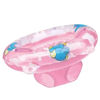 Кольцо для плавания для младенцев с плавающим сиденьем, летняя конструкция с двумя ручками, кольца для плавания для младенцев, средства для купания в бассейне для детей ясельного возраста
