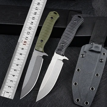 DC53 Сталь 539 Охотничий нож для выживания с фиксированным лезвием, Наружная самооборона, Тактические военные Прямые ножи, карманный нож с ручкой G10