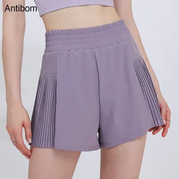 Женские спортивные шорты Antibom, свободные и утягивающие для женщин, штаны для йоги против бега