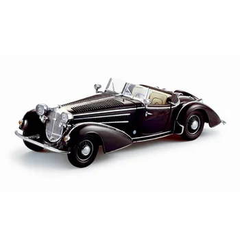 Модель ретро-автомобиля Roadster 1939 года в масштабе 1/18, игрушки из сплава, отлитые под давлением, взрослые фанаты, коллекция винтажных автомобилей, украшения для витрин, подарки, фанаты