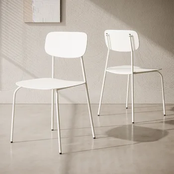 Дизайн белых стульев для гостиной С ленивым расслабляющим акцентом, стулья для столовой, шезлонги для взрослых, Балкон Sillas Comedores Furniture MQ50KT